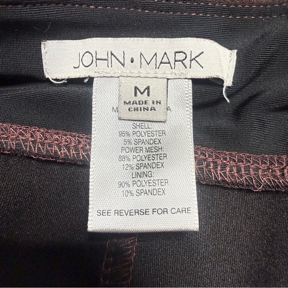 John Mark Burgundy Suede Pull On Pant Women's Size Medium - Picture 5 of 9
